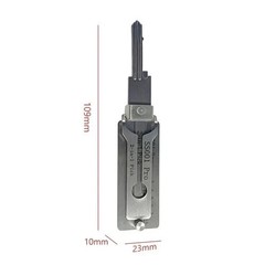 Key Decoder 2 In 1 Portable Lock Picking Set Hook And Pickup Tool Kit Ergonomic