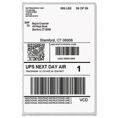 4000 – 4×6 Fanfold Direct Thermal Shipping Labels for Zebra & Rollo Printers USA
