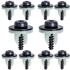 10 Sets Undertray Cover Engine Splash Shield Screw & Grommet T30 Torx for Ford