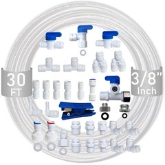 NSF Certified 3/8 O.D. Push to Connect Fittings for RO Reverse Osmosis Water …