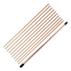 15% Silver Brazing Rods BCuP-5 10 Pcs for HVAC & Industrial Applications