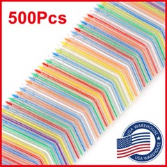500Pcs Disposable Nozzle Tubes Tips for Dental 3-Way Spray Air Water Syringe