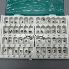 48 Dental Kids Primary Molar Crowns Stainless Steel Pediatric crown 48 Sizes USA