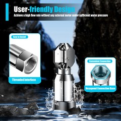 360° Rotating Tank Washing Spray Nozzle Cleaning Nozzle 3/4 Internal Thread