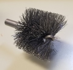 2″ Carbon Steel Power Tube Fitting Brush PACK OF 5, FREE SHIP CONT. USA ONLY