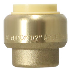 10 Pcs XFITTING 1/2 inch Push Fit Cap, Push to Connect End Cap Plug