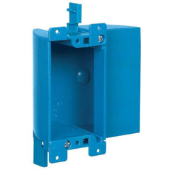 1-Gang 17 Cu. In. PVC Shallow Old Work Electrical Switch and Outlet Box