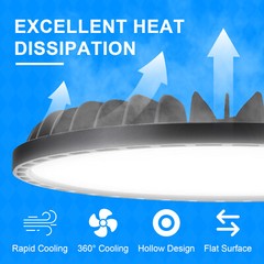 20 Pack 200W Led UFO High Bay Light Commercial Warehouse Industrial Shop Light