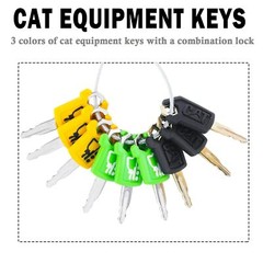 New 9PCS CAT Caterpillar 5P-8500 Heavy Equipment Ignition Keys 5P8500 Excavator