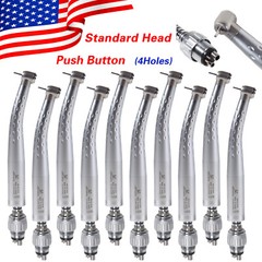 YABANGBANG Dental High Speed Handpiece with 4 Holes Quick Coupler 360° Swivel
