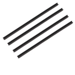 4PCS Black 2020 V-Slot Aluminum Extrusion For CNC 3D Printer 300-1000mm