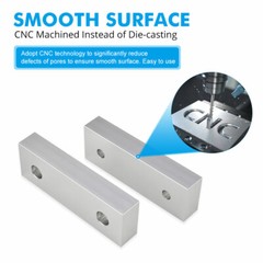 10 Packs (20pcs) 6 x 2 x 1″ Standard Aluminum Soft Jaws Set Fits Kurt 6″ Vises