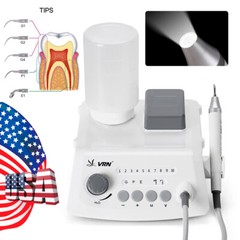 VRN A8 Dental Cordless Ultrasonic Piezo Scaler LED Detachable Handpiece +5 Tips