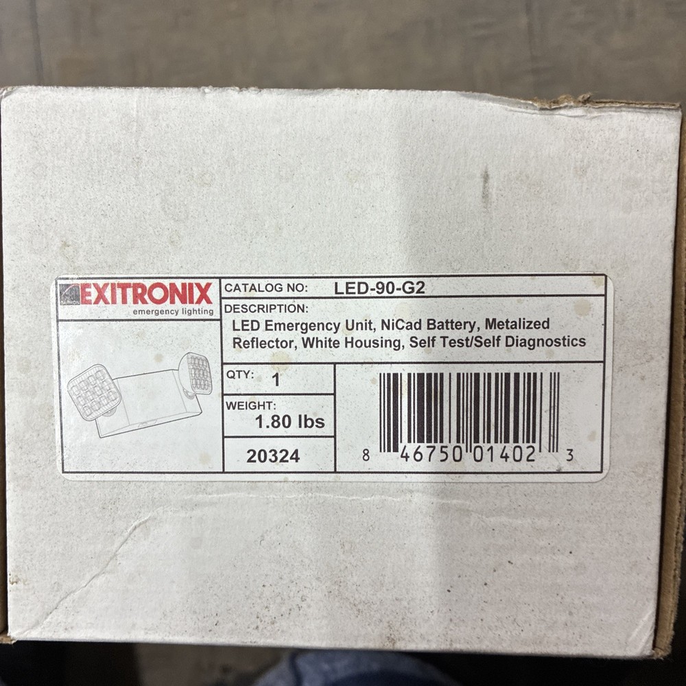 Exitronix LED-90-G2 Emergency Light Self Diagnostic 120/277V