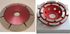 4-1/2″ Diamond Crack Chaser Blade 3/8″ Seg V-Shape stone concrete grinding cup