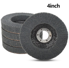 1pc Nylon Fiber Flap Polishing Wheel 4/4.5/5in 800 Grit Angle Grinder Disc – NEW