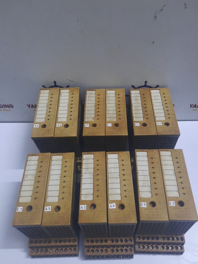 SIEMENS SIMATIC S5, 6ES5 441-8MA11 AND 6ES5 700-8MA11 W/ BASE