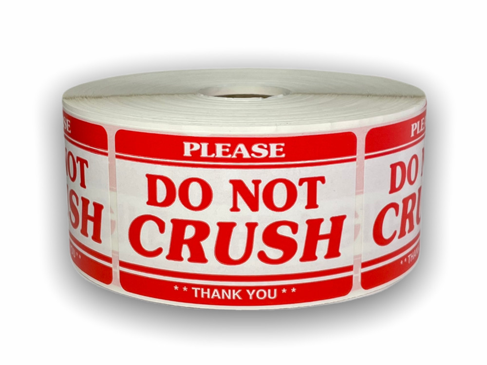 2″x3″ Please Do Not Crush Thank You Labels Adhesive Fragile Stickers 500 PCS