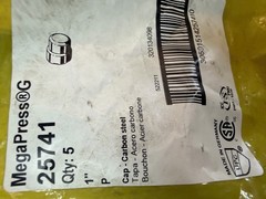 Viega MegaPress G 25741 1″ Carbon Steel Pipe Fitting of 5