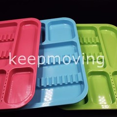 Dental Separate Divided Tray Plastic Autoclavable 135°C +10 Drilled Hole 5 Color