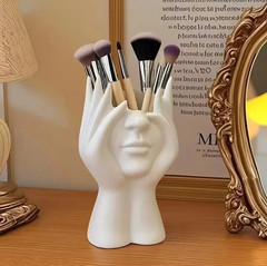 1 pc Creative Body Shape Pen Holder Desk Organizer Makeup Brush Stand