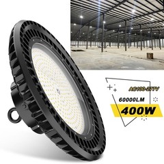 400 Watt UFO Led High Bay Light 60000LM Commercial Warehouse Factory Gym Lights
