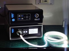 Endoscopy Cold LED Light Source Medical 120W with Storz Type Fiber Optic Cable