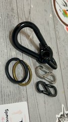 EDC Keychain Carabiner/Anchor Shackle D Screw/Nite Ize S-Biner Designs