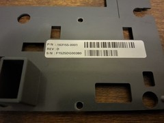 Honeywell Thor VM1 163155-0001 REV: D Panel Front Gray Plastic Made In Malaysia