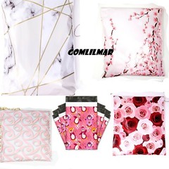Designer Poly Mailers Plastic Envelopes Shipping Bags Custom 6X9 Waterproof
