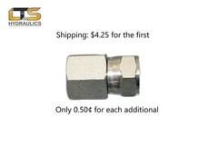 1/4″ Female NPT x 1/4″ Female JIC Swivel Zinc Plated Adapter 6506-04-04