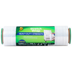 Duck Brand Heavy-Duty Stretch Wrap [80 Gauge]: 15 in. x 1000 ft. (Clear) *80 gau