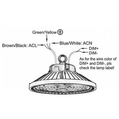 240W UFO Led High Bay Light 5000K Warehouse Factory Industrial Commercial Light