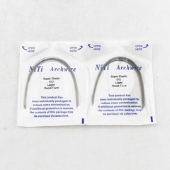 20 Pcs Dental Orthodontic Niti Arch Wire Round Super Elastic Upper+Lower 012-020