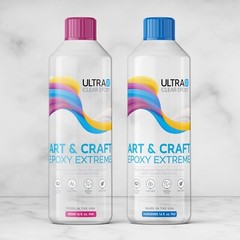 UltraClear Art & Craft Epoxy Resin | Bubble Free, Low Odor, 1 Quart Epoxy Kit