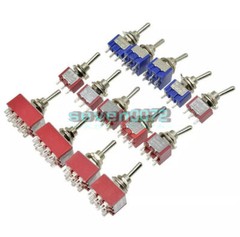 1PC/2PCS MTS-102/103/202/203 125V Mini 3/6/9/12PIN Toggle Switches Toggle Switch