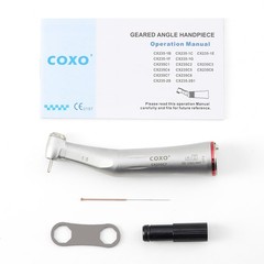 COXO Dental LED Handpiece 1:5 Speed Increasing Optic Fiber Contra Angle CX235C7