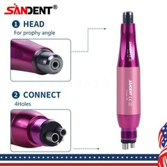 Slow Speed Handpiece Straight Air Motor 4:1 Hygiene Prophy