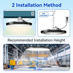 20Pack 100W UFO High Bay LED Light Industrial Ceiling Bay Lamp Replace HID Light