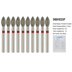 Football Bur Dental Diamond Burs Football FG Green Red Yellow Black High Speed