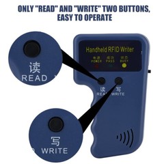 Handheld RFID Card Copier ID Key Reader Writer 125KHZ Duplicator Cloner 5 Tags
