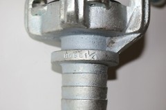 4-Pack 1-1/4″ Universal Chicago Hose Coupling – Barb End , 4-Lug