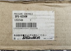 SAGINOMIYA SPS-H206W, -0.06~0.6MPa, DIFF. 0.05~0.5MPa, MP: 1.5MPa, JAPAN