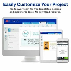 Avery Easy Peel Laser Address Labels 1″ x 2 5/8″ (5160) PICK YOUR OWN # OF LABEL