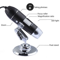 1600x Zoom 8 LED HD USB Microscope Digital Magnifier Endoscope Video Camera US