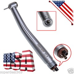 10 SANDENT NSK Style Dental High Speed Handpiece Push Button Standard Head 4Hole