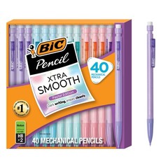 BIC Xtra-Smooth Pastel Mechanical 40 Count (Pack of 1), Edition
