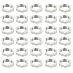 PATIKIL M8x0.75 Steel Hex Nuts, 60 Pack Metric Thread Zinc Plated Finished Ha…