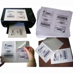 200-20000 8.5×5.5 Shipping Mailing Labels Half Sheet Self Adhesive for Laser ink