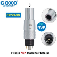 US COXO Dental Handpiece Fiber Optic High Speed Turbine LED Coupler For KAVO NSK